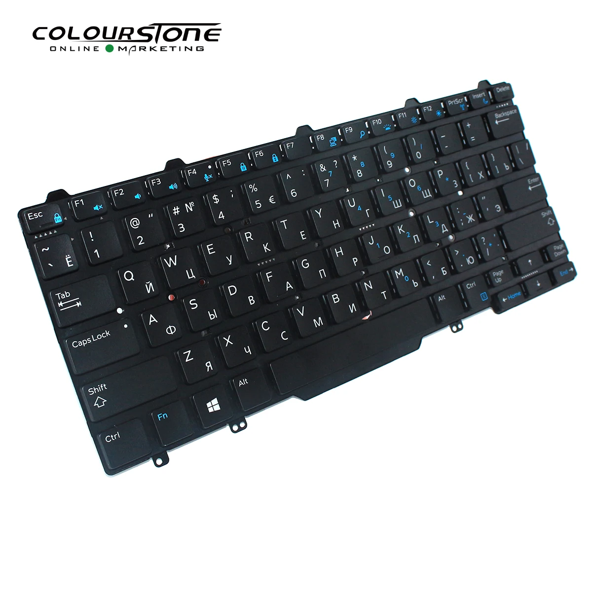 Imagem -04 - Teclado do Portátil para Dell Latitude 3340 3350 5488 5480 5490 Mp13l78ru6442 Rússia Preto Notebook Teclado com Retroiluminado ru