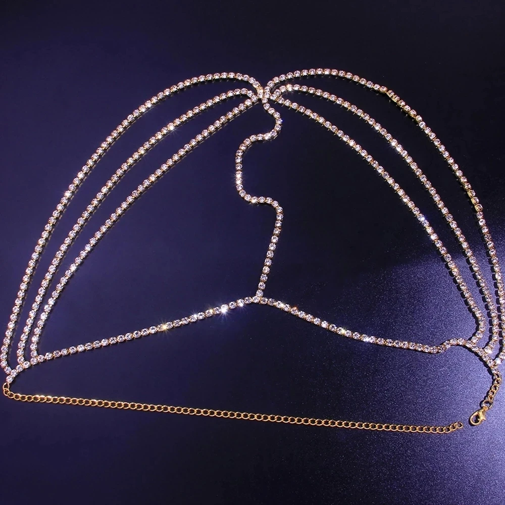 Stonefans Luxury Layered Head Chains Cover Face Jewelry for Women Halloween Dance Party Bling Crystal Veil Face Chain Carnival