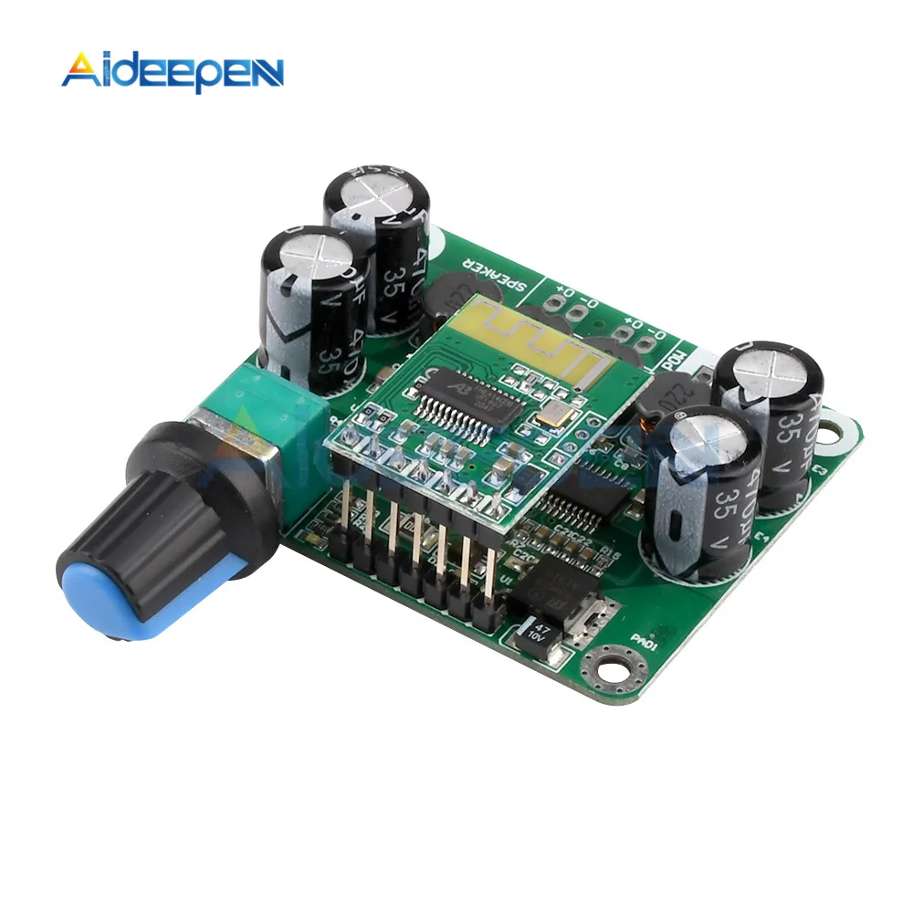 Bluetooth 4.2 TPA3110 PBTL 30W+30W Digital Stereo Audio Power Amplifier Board Module 12-24V car for USB Speaker Portable Speaker