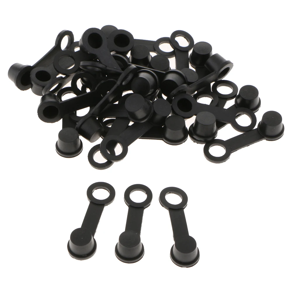 30x Brake Bleeder Screw Caps Grease Zerk Fitting Cap Rubber Dust Covers