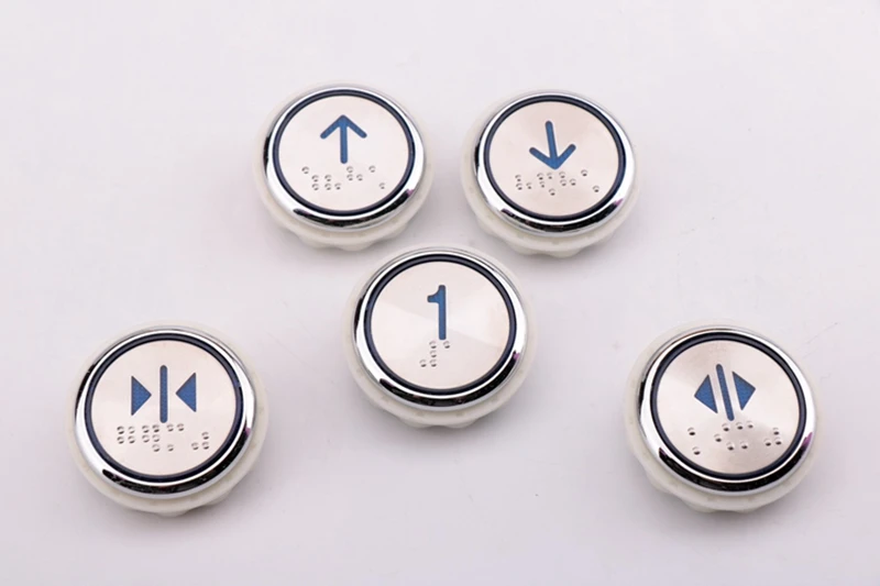 5pcs  PB29 Button JY000 Blue Light  Braille For Elevator Part