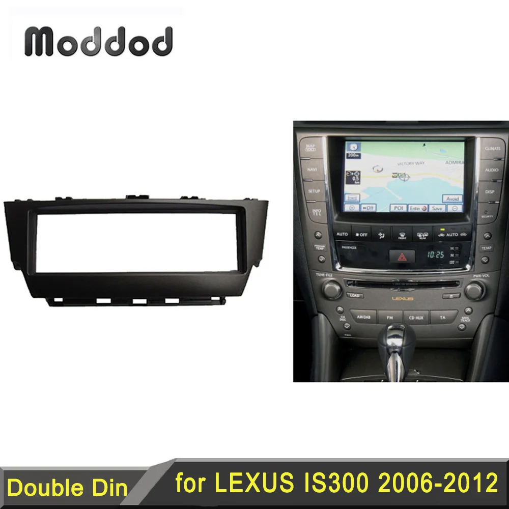 

Din CD DVD Stereo Audio Panel For Lexus IS300 Fascia Radio IS 300 Refitting In-Dash Mount Install Dash Kit Face Plate