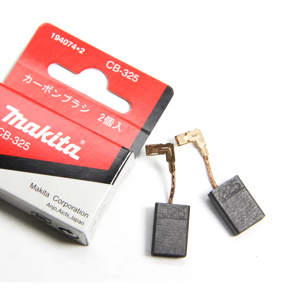 Imagem -06 - Carbono de Makita Escova as Peças Sobresselentes 16x11x5 mm das Ferramentas Elétricas Cb325 para o Motor Bonde do Moedor 1940742 9554nb 9557nb 9558 o