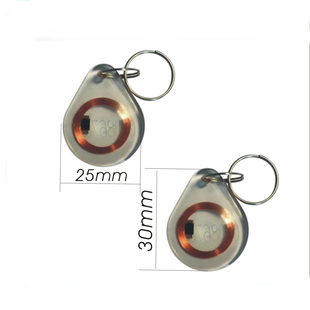 TK4100 chips 125Khz RFID Proximity ID Card Token Tags Keyfobs for Access Control Time Attendance