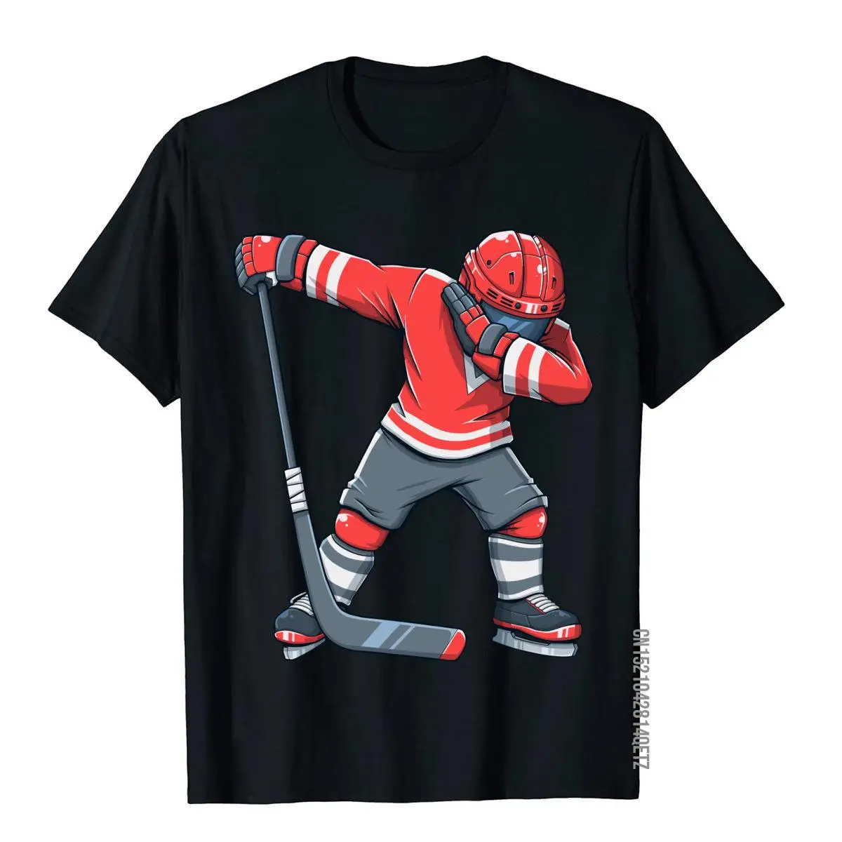 Funny Boy Kid Ice Hockey Dab Apparel Dabbing Player Youth T-Shirt Personalized Cotton Adult Tees Normal New Design T Shirt