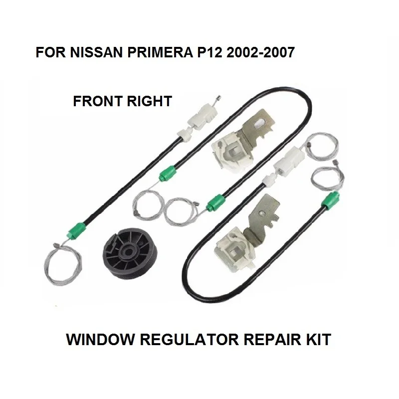 ELECTRIC WINDOW REGULATOR FOR NISSAN PRIMERA P12 FRONT-RIGHT 2002-2007