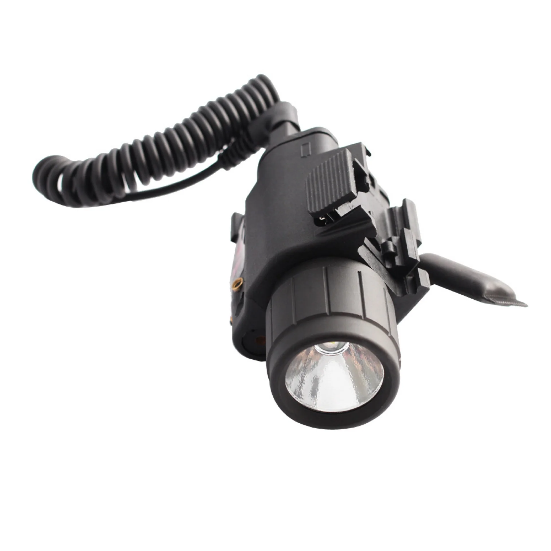 Tactische Red Laser Sight Led Zaklamp Met 20Mm Picatinny Rail Mount Voor Glock 17 19 Rifle