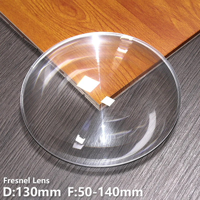 Fresnel lens D130mm for led lenses Spotlight Photography Dimming Optical experiment len decorate magnify Customizable