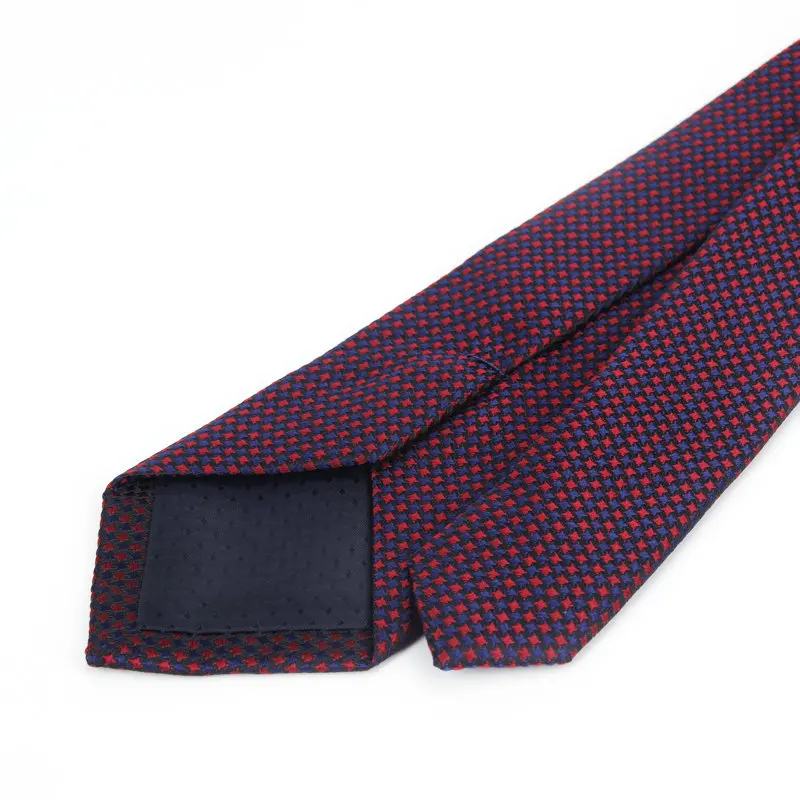 Polyester Jacquard Ties For Men Dot Navy Neckties for Wedding Business Suits 6cm Skinny Wide Neck Ties Slim Gravatas Accessories