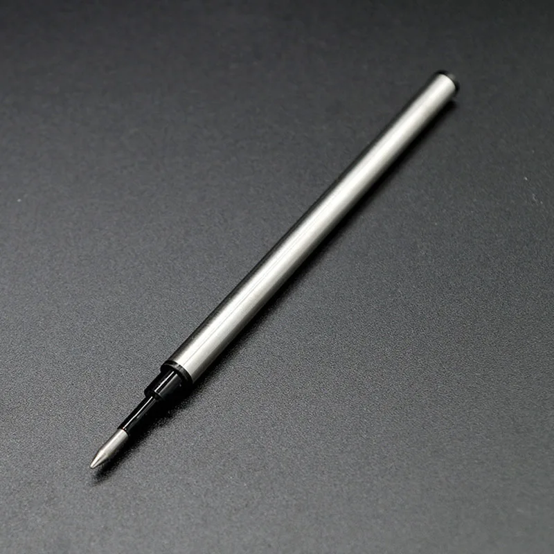 1pcs Semplice E Pratico Universale In Metallo Refill 0.5 millimetri Inchiostro Nero Penna A Sfera Ricariche
