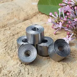 Wholesale 0.4MM/0.5MM/0.6MM/0.8MM/1MM Lead Sheet Strip Lead Sinker Tin Roll Fishing Supplies Fishing Accessories Fishing Tackle