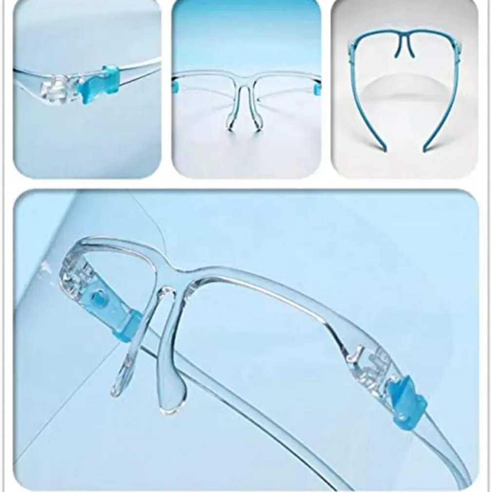 2021 HOT Transparent Face Visor Full Face Protective Shield Visor Safety Face Shield Eye Protection Anti-Splash Facial Cover