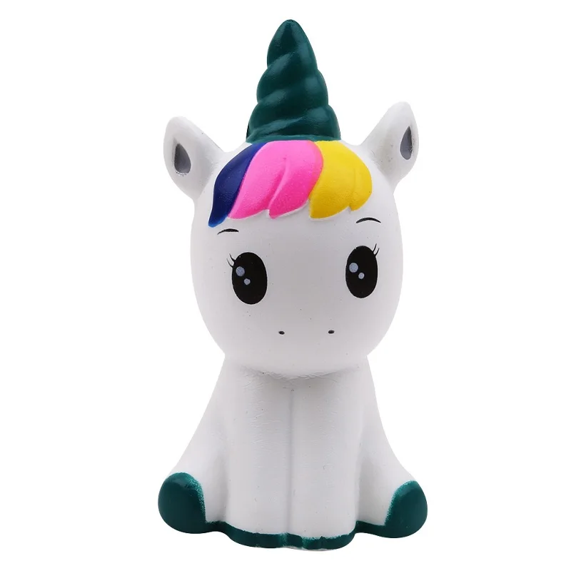 Neue Squishy Nette Einhorn Simulation Tier Puppe PU Brot Langsam Rising Duftenden Weichen Squeeze Spielzeug Stress Relief für Kind Weihnachten Geschenk