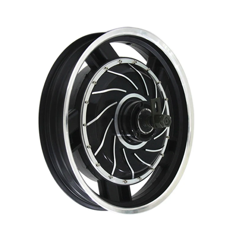 QSMOTOR 5000W 17inch In-wheel Hub Motor V2 for Electric Motorcycle