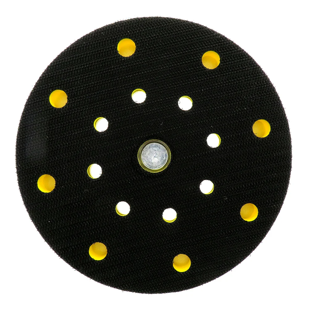 6 Inch 150MM 17 Hole Sanding Pad Sanding Disc Backing Pad M8 Thread Hook & Loop Dust Free Abrasive Power Tools Accessories