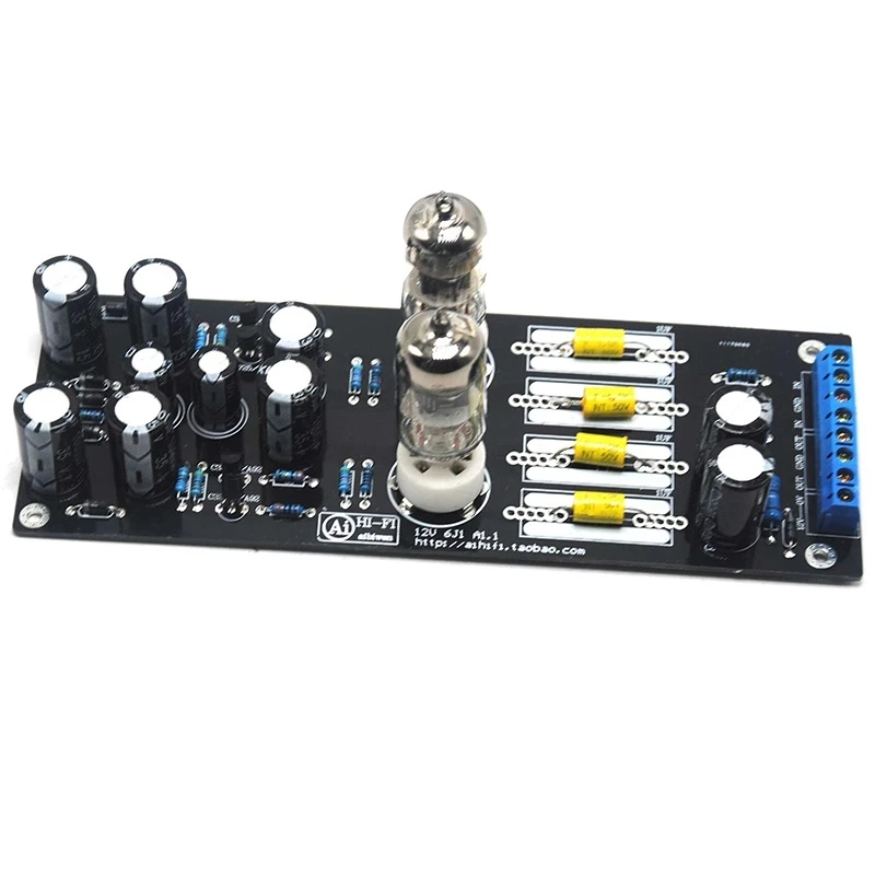 6J1 Valve Pre-Amp Tube PreAmplifier Kit Assembled Board Audio DIY