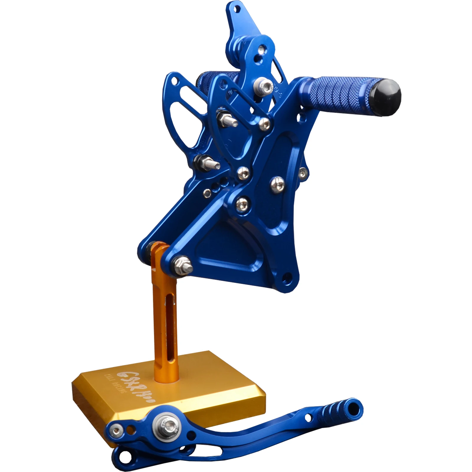 CNC Racing Rearset Adjustable Rear Sets Foot pegs Fit For Buell XB9 XB12 XB9R XB12R S BLUE