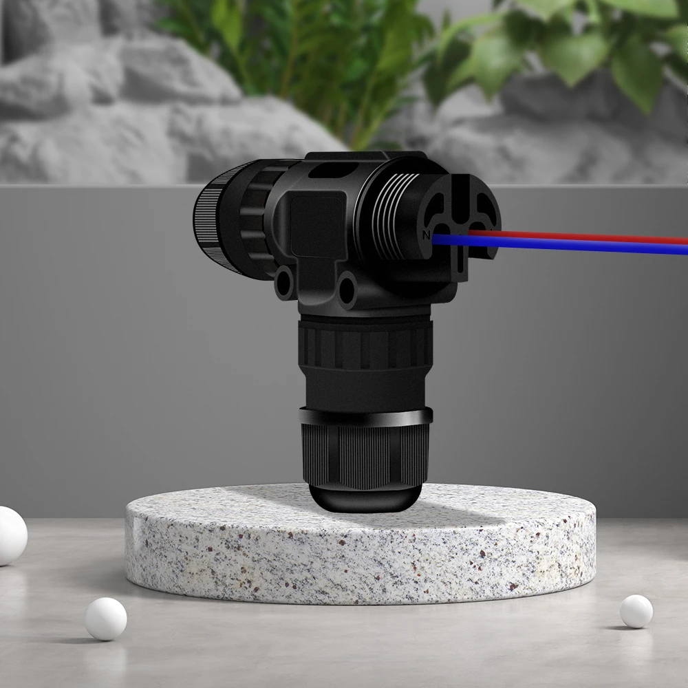 Outdoor IP68 Eeletrical Cable Waterproof Connector 2 Pin 3Pin Wire Connector For LED Garden Lamp Connector