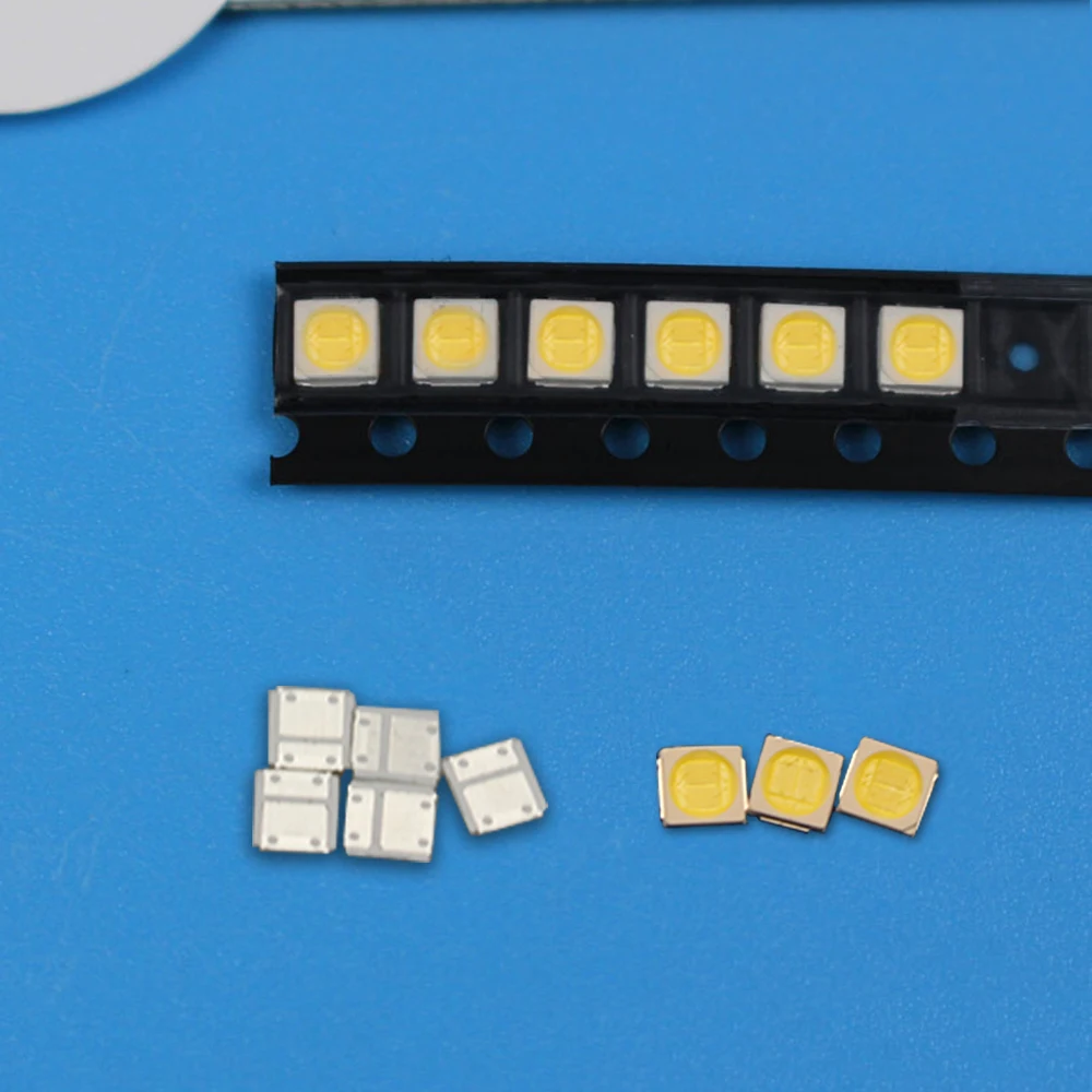 TKDMR 50pcs LED Backlight High Power LED 1.5W 3030 6V Cold white 150-187LM PT30W45 V1 TV Application 2835 smd led diode