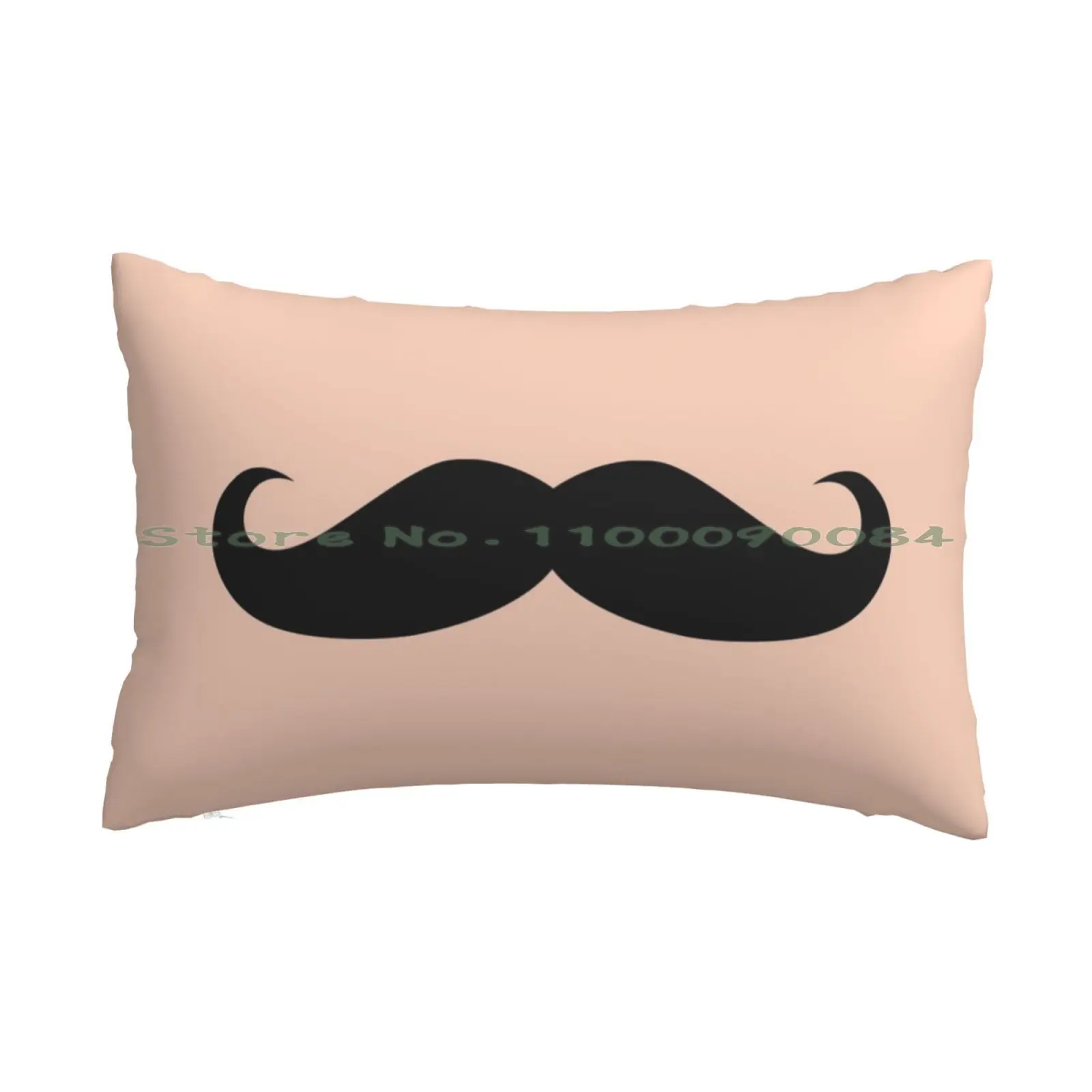 Funny Mustache Pillow Case 20x30 50*75 Sofa Bedroom Long Rectangle Pillowcover Home Outdoor Cushion Decor