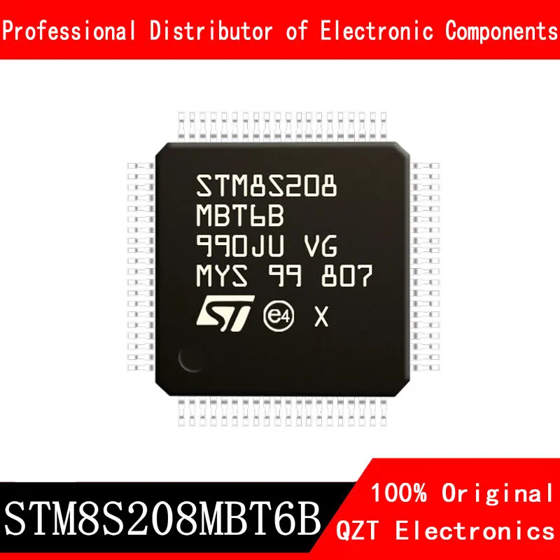 5 Stks/partij Nieuwe Originele STM8S208MBT6B STM8S208 LQFP80 Microcontroller Mcu In Voorraad