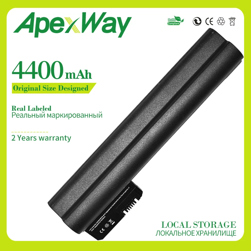 Apexway 4400 mAh Battery For HP Mini 210 CQ20 582213-121 596239-001 596240-001 HSTNN-DB0P HSTNN-Q46C HSTNN-LB0P HSTNN-XB0P