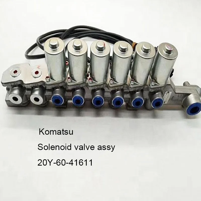 PC200-8  20Y-60-41611  Solenoid Valve Assembly for Komatsu Excavator Parts