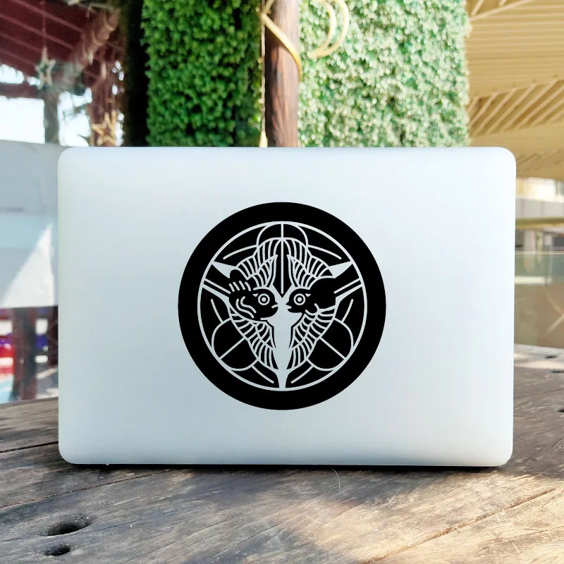 Japan Ancient Lord Emblem Laptop Sticker for MacBook Pro 16