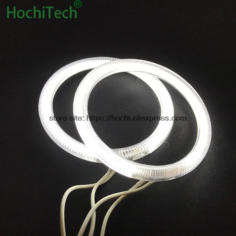 for Hyundai veracruz ix55 2007-2012 car styling 4pcs White Headlight Rings CCFL Angel Eyes Light Kit daytime light DRL