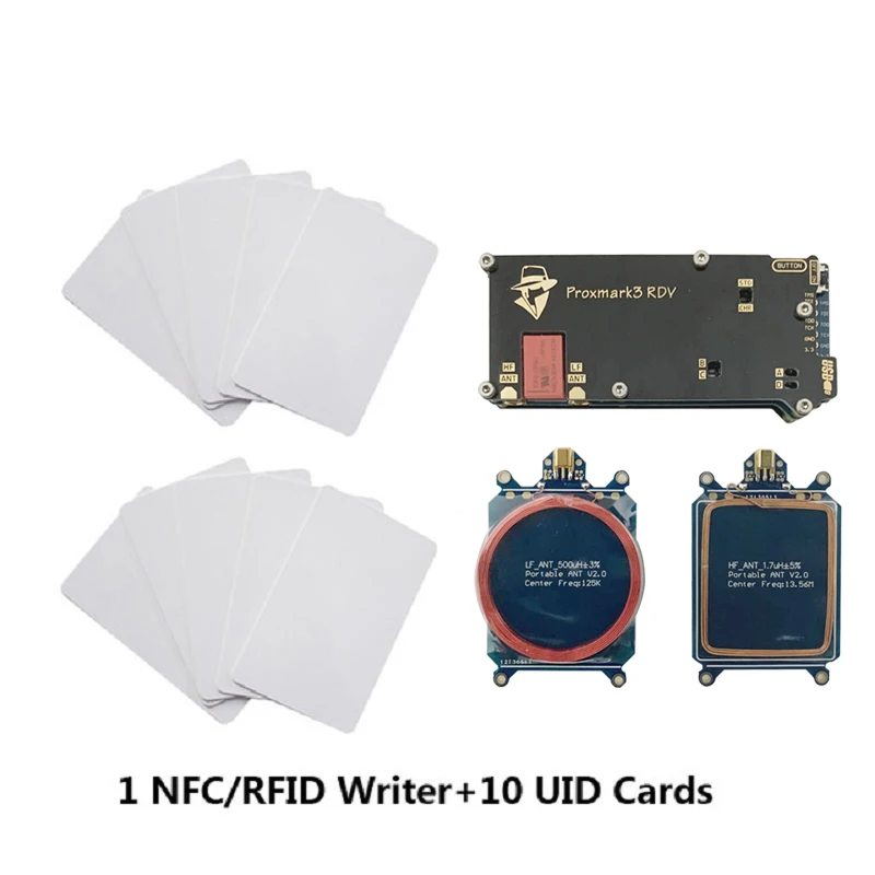 Proxmark3 V2 DEV Kits RFID Programmer Cloner Duplicator Reader Writer UID T5577 NFC Copier Proxmark 3 Clone Replicator