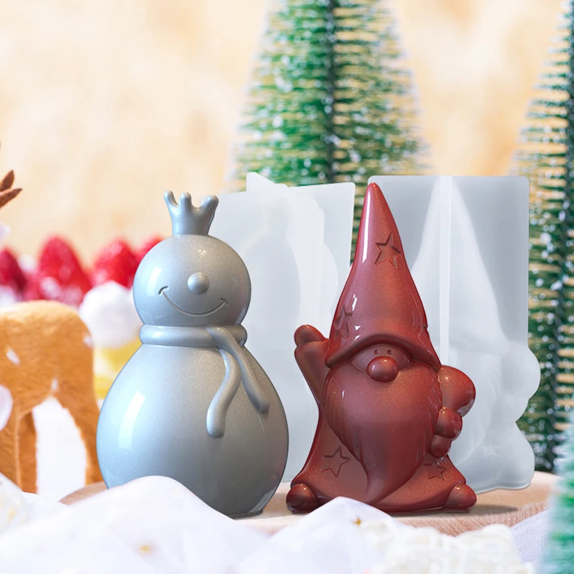 3D Bär Einhorn Horn Weihnachts-Hirsch Baum Katze Liebesherz Löwe Wolf Ente Silikon Zuckerform Fondant Kuchendekorationswerkzeuge – Detail 40