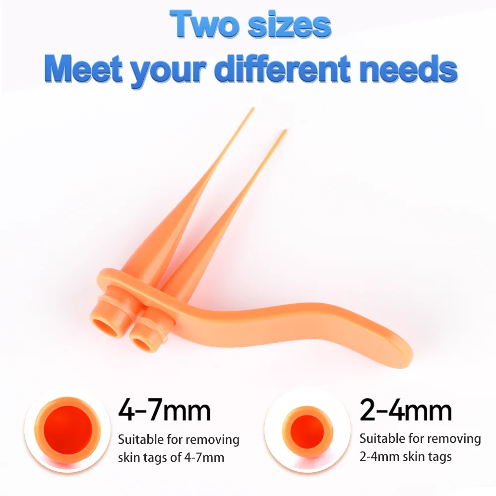 Skin Tag Remover Kit 2 In 1 Skin Tag Removal Micro Band 4-6mm For Papillomas Berrugas Warts Remove Mole Wart Face Care