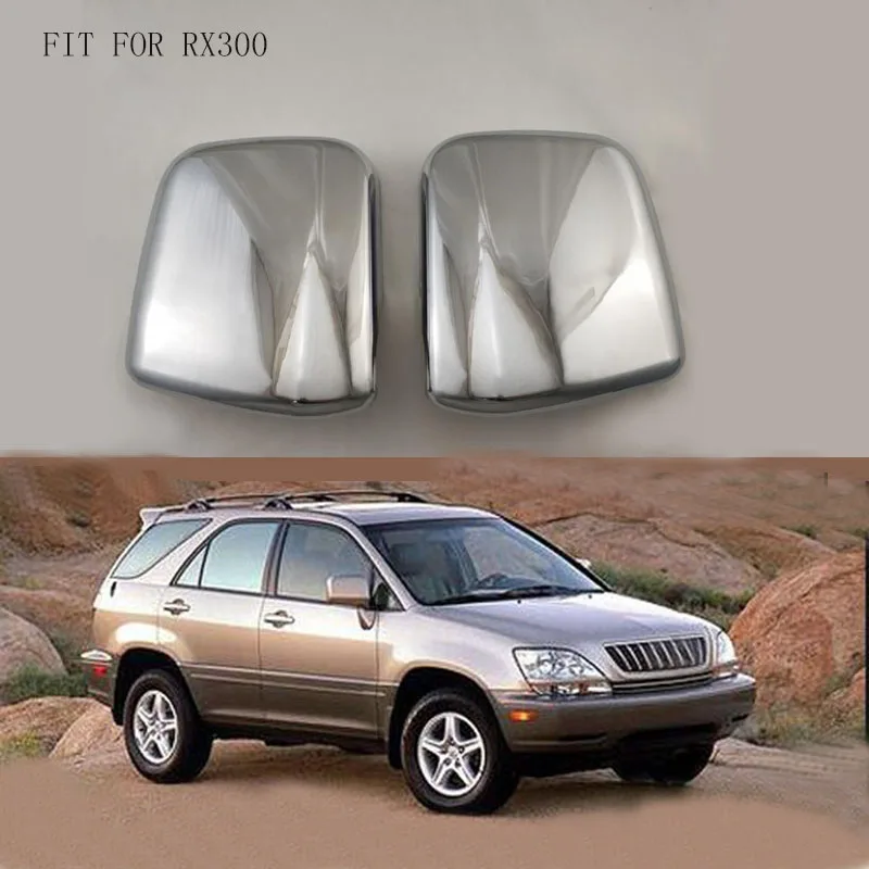 Car styling ABS Chrome accessorie door mirror covers For Lexus XU110 RX300 1998 2001 2003 door Rearview mirror cover