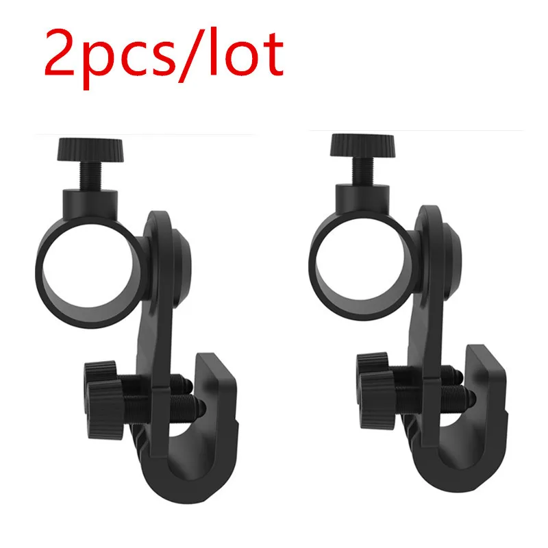 

2pcs/lot Flashlight Torch Mount Holder Clamp Clip Adjustable Light Lamp Holder Clip Flashlight Mount Holders 180 Degree