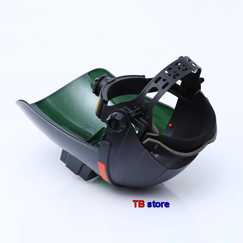 Full view Automatic dimming Welding mask 3.0 dark green PC panel Welding mask Electric welding gas cutting Protective mask