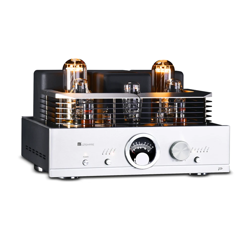 MUZISHARE R100 Vacuum tube AMP 300B push 845 211 805 single-end class A fever power amplifier 50W + 50W (RMS)