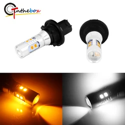 Amber Error Free PH24WY SPH24 LED Bulbs Front Turn Signal Lights For Audi Cadillac GMC Lincoln Saab For Front Turn Signal Lights