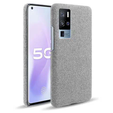 Cloth Cases for VIVO X50 Pro Plus Case Slim Retro Cloth Hard Cover for VIVO X 50 X50 Pro+ Plus VivoX50 X50pro Coque Funda Capa