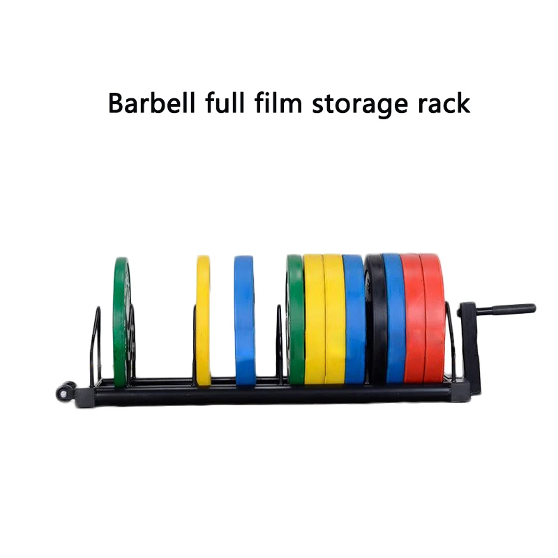 Barbell full film storage rack barbell piece gym cart barbell piece rack power zone removable rack barbell piece