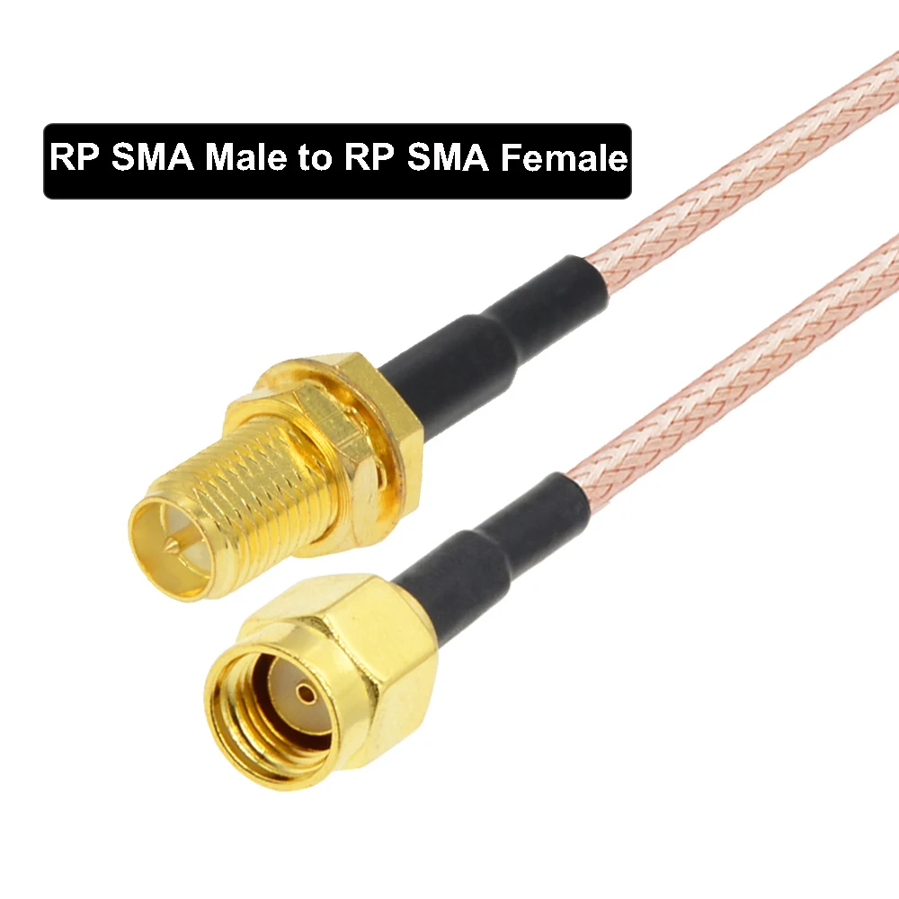 SMA 수-SMA 암 벌크 헤드 케이블, RG316 케이블, 50 옴 RF 동축 피그테일 와이파이 라우터, 안테나 연장 코드 점퍼 RF 동축 케이블