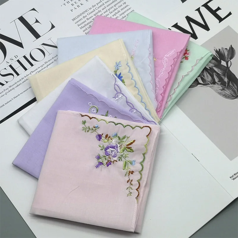 

Square40cm New White Embroidery Dining Table Placemat Coaster Lace Cloth Cup Holder Christmas Drink Place Mat Kitchen