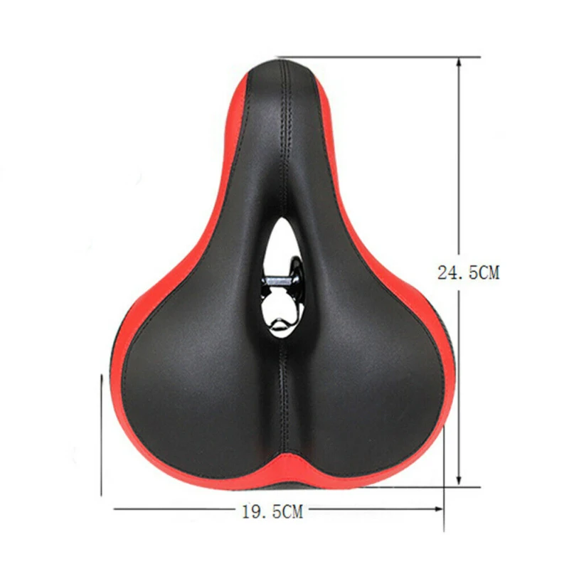 Breathable Bicycle Saddle Bicycle Seat Double Spring Seat Cushion Soft Shock Absorption Comfortable Seat Saddle Riding Equipment