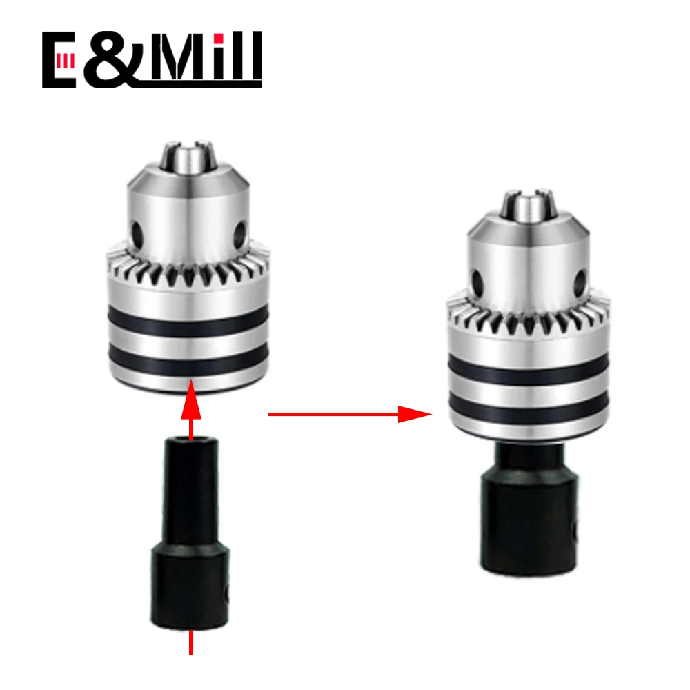 High Strength Motor shaft Conversion Sleeve B10 B12 B16  Drill Chuck Diy Power Tools Drill adapter sleeve machine taper sleeve