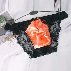 Sexy lace underwear summer new products cool soft light breathable large size underwear men's briefs men underwear sexy