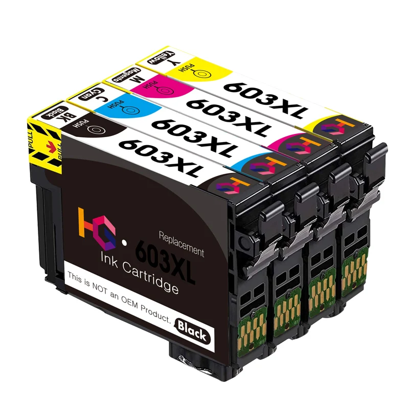 Replacement for EPSON 603XL 603 T603XL E-603XL T603 XL ink cartridges For XP-2100 XP-2105 XP-3100 WF-2830 WF-2850