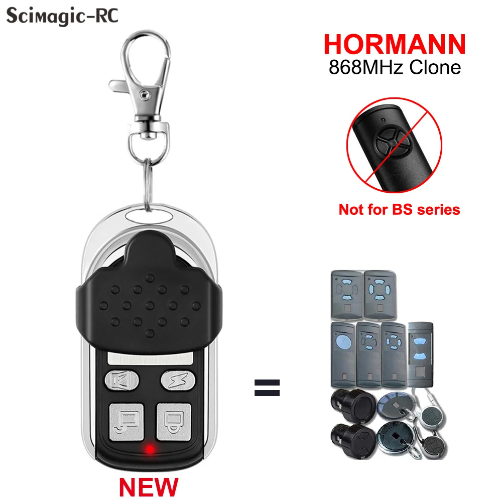 

HORMANN HSM2 / HSM4 / HSE2 / HSE4 / HSP2 / HSD2 / HS1 Remote Control 868MHz Gate Garage Door Remote Command Key Fob