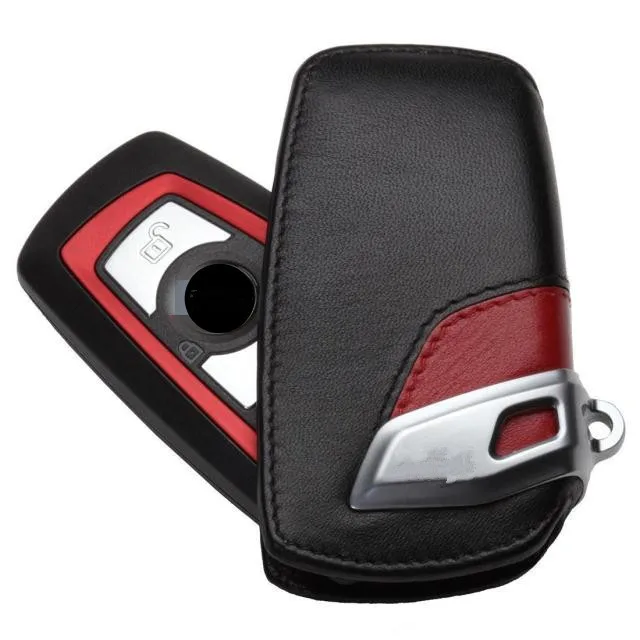 Color leather car key case key wallet For bmw x1 x3 x4 x5 x6 116i 118i 320i 316i 325i 330i F10 M1 M3 M5 F20 F30 530i