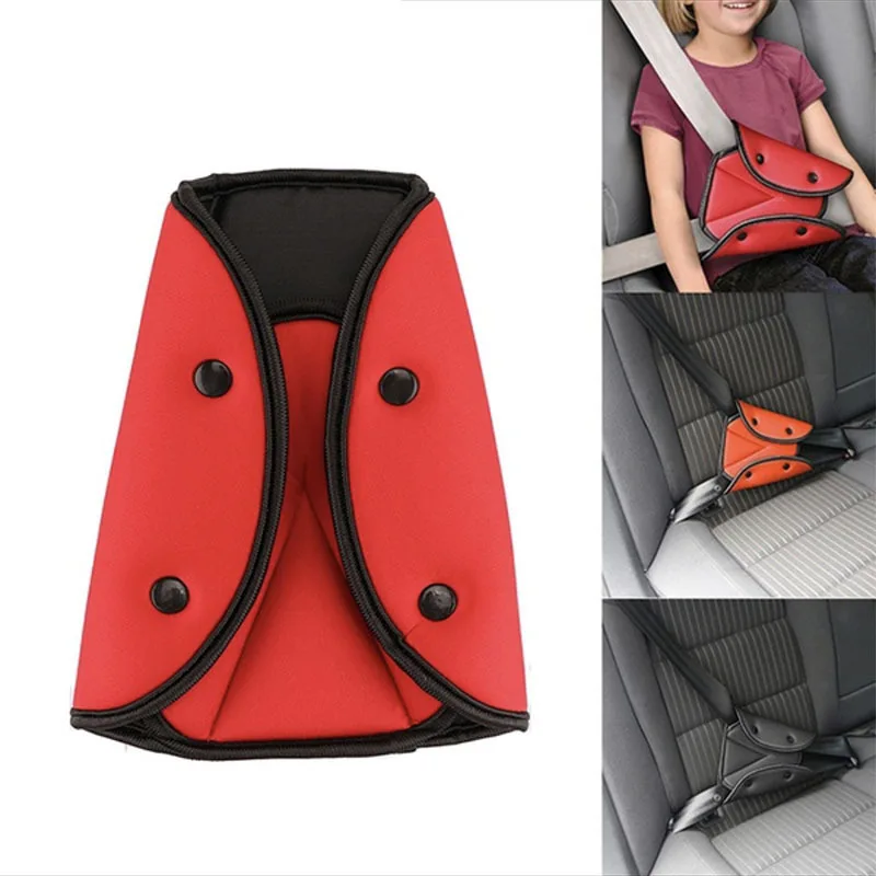 Children Baby Car Safety Pad Harness Seat Belt Triangle Baby Child Protection Adjuster Car Safety Belt Adjust Device