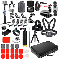 For Gopro Hero 12 11 10 9 8 Accessories Action Camera 4K For Insta360 One X4 X3 Motorcycle Backpack Case Helmet Mount Kit Set