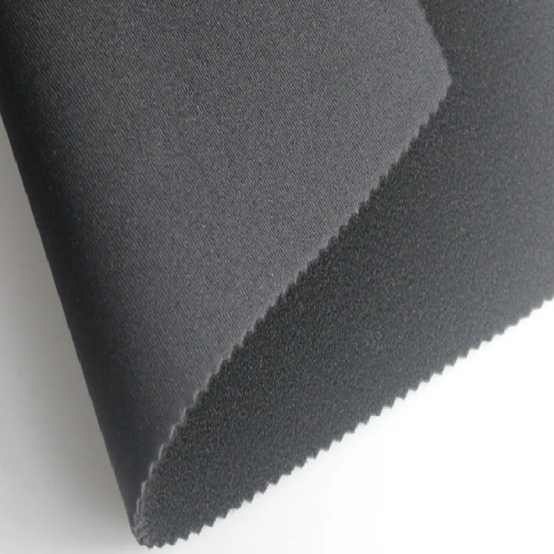 Neoprene Anti-static Non-ball Protective Gear OK Cloth Sandwich Sweat-absorbent Magic Cloth Fabric 4 Yards Black Stretch Fabric